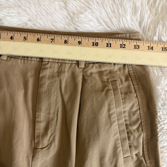 EVERLANE The Way High Drape Trouser Pants Womens Size 0 Short Beige Relaxed - Picture 9 of 13